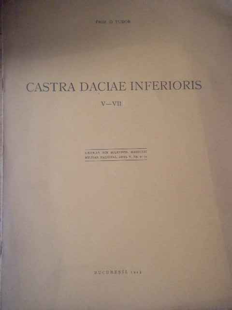 CASTRA DACIAE INFERIORIS V-VII                                                            ...