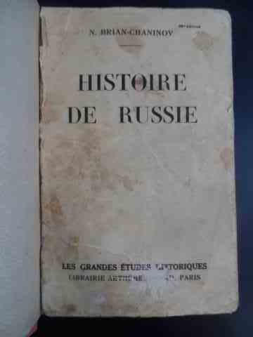 HISTOIRE DE RUSSIE                                                                        ...